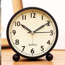 Black technology alarm clock Powerful wake up Nordic small alarm clock Students with bedside luminous creative sound Electronic childrens alarm