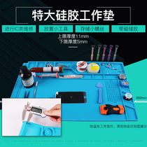 Mobile phone computer repair workbench Insulation pad Anti-static table pad High temperature anti-scalding tape magnetic screw position