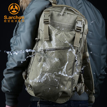 Instructor tactical outdoor commuter backpack mountaineering bag Waterproof large capacity camouflage multi-function backpack three-level bag