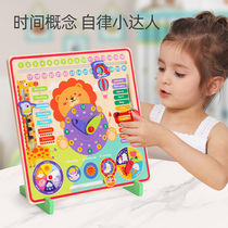 Wooden multifunctional digital clock alarm clock calendar 1-2-3-4 years old children cognitive learning early education educational toy
