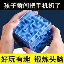 Development of intellectual childrens puzzle concentration training 3d maze toys walking beads three-dimensional marbles decompression Rubiks cube thinking