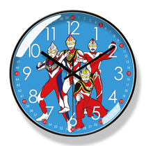 6522 Altman clock boy childrens room wall clock mute Nordic clock automatic time radio clock