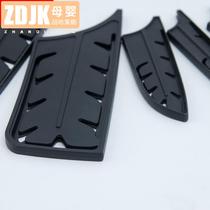 Portable kitchen knife accessories kitchen knife plastic knife cover black fruit knife sheath outdoor kitchen knife cover