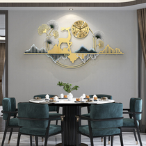 Wall clock living room home large size quartz clock creative new Chinese watch Wall decorative clock atmospheric Chinese style