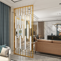 Wrought iron screen partition Net red living room Restaurant entrance entrance Nordic modern metal ceiling empty office decoration wall