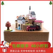 Taiwan jeancard Music Box Eight Sound Autumn Train Birthday Gift Friends Colleagues Creative Shang Christmas