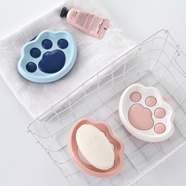 Soap box creative personality fragrance according to cute soap box home suction cup Nordic ins wall-mounted toilet free