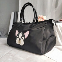 Short-distance travel bag female portable Korean duffel bag Trilo man light and large capacity shoulder sports bag fitness bag cute