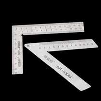 High-precision 45-degree angle ruler 90-degree angle measuring ruler thickened plastic steel aluminum alloy door and window profiles