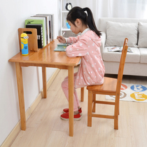Nanzhu Children Study Table Suit Solid Wood Writing Desk Elementary School Students Writing Desk Home Homework Desk Home Desk