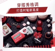 Green Arrow sugar-free mints Strawberry flavor fresh peach cherry Osmanthus mint 27g3 bottles of iron box new chewing gum