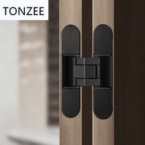 Light luxury cross hinge thickened hidden door three-dimensional adjustable hidden folding door wooden door hidden invisible door hinge