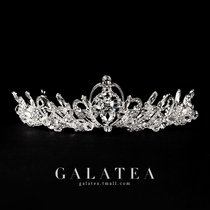 Ge Lan crown headdress 2019 new Bride Wedding Princess Birthday zircon crown adult Korean wedding dress accessories