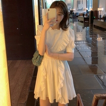 French vintage niche can sweet salt White dress female summer 2021 New Gentle Super fairy temperament skirt