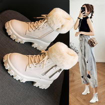 Northeast snow boots women waterproof non-slip minus 40 degrees Harbin cold-proof Martin boots Mohe snow Township warm equipment