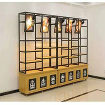 Titanium-plated bread display cabinet side Island cabinet special-shaped white side cabinet baking cake shop shelf multi-storey Zhongdao