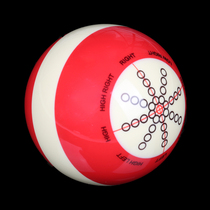 Black eight billiards training ball cue ball aiming trainer assist Chinese black 8 coach ball practice white ball head