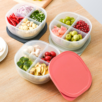 Scallion fresh storage box kitchen onion ginger garlic storage box onion ginger garlic fruit can be drained scallion garlic refrigerator basket
