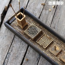 Brand incense way tray rectangular Incense Road plate starter tool set aromatherapy oven Zen Incense Road mat