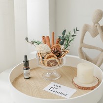 ins no fire aromatherapy cinnamon lemon essential oil ornaments home interior bedroom kitchen persistent incense dried flower decoration