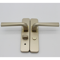 Bathroom door handle bathroom door Bathroom Door Flat Open Lock Bathroom Door Insert Core Handle Indoor Universal Single Tongue Lock
