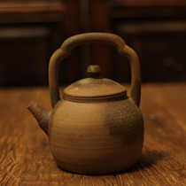 Solitary old pot wood burning pure handmade ceramics home Tea old rock mud electric pottery pot outdoor boiling water health tea