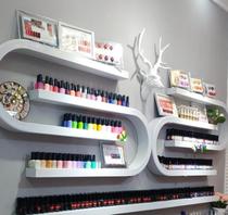 Multi-scene multi-layer rack large-capacity wall display rack display shop fixed shop nail salon rack