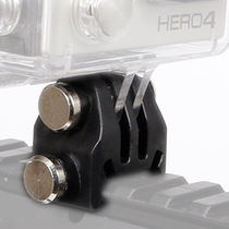 Outdoor field live CS Sports camera fixed adapter GOPRO camera bracket tactical rail accessories