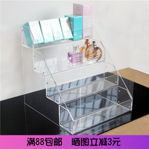Mask transparent box shelf display stand Cosmetic acrylic storage and finishing box Product display display stand