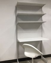 Net red hardware shelf girl modified simple hole board bookshelf combination home simple storage rack
