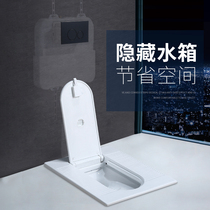Bathroom hidden water tank with cover squatting urinal hidden wall flushing water tank Invisible pneumatic hidden embedded squatting pit
