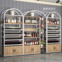 Wine cabinet Wine rack Winery floor cabinet Wine rack shelf Music bar wine rack Supermarket liquor rack