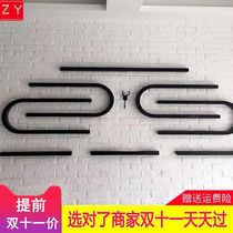 Nail art shelf wall hanging nail shop decoration style Net Red Wall nail polish rack display rack wall shelf