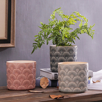 Dandelion simple personality succulent plant Japan Korea Nordic home office fashion creative hot selling ceramic flower pot