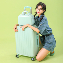 Luggage female small net red ins new suitcase trolley case male universal wheel 20 inch boarding 24 password suitcase