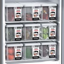 Food grade refrigerator storage box kitchen food finishing vegetable refrigerator special frozen large capacity storage storage box