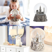 American Pottery Barn Hogwarts Castle Snow View Ball Music Crystal Ball Harry Potter Perimeter
