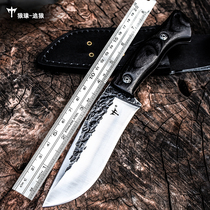 Knife self-defense saber wilderness survival knife outdoor knife field carry-on high hardness geometric knife tritium gas carry-on