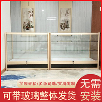 Supermarket convenience store counter commercial jewelry jewelry display cabinet items display cabinet snack cake food glass cabinet