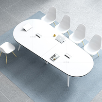 Office furniture Conference table Office desk and chair combination Simple modern long table Small meeting table Training table Negotiation table