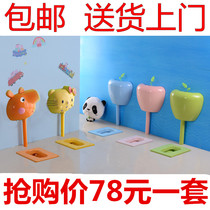 Childrens color squatting toilet Kindergarten squatting pit pool ceramic childrens cartoon small stool pool project