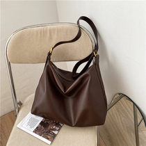 Hong Kong style retro big bag women bag 2021 New Tide fashion wild shoulder shoulder bag net red casual tote bag