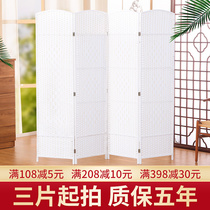 Wind home single fan screen partition partition partition wall porch cabinet Chinese small apartment economy modern simple living room