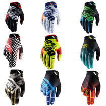 Thin 100% gloves RIDEFIT off-road motorcycle mountain downhill outdoor sports long finger full finger gloves