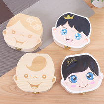 Baby teeth commemorative box storage boy tooth tooth replacement box storage girl baby tooth children collection box