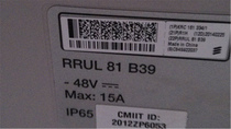 Brand new unpacked with shipping scratch RRUL 81 B39