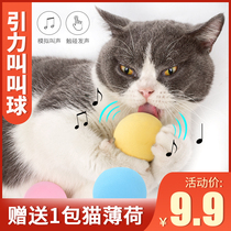 Cat toys Self-hey little cat boredom Magic gravity barking ball Electric supplies Tease cat stick Mint bite sounder