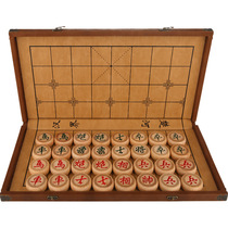 No. 50 beech wood Chinese chess set solid wood thick adult folding chessboard home large high-grade chess