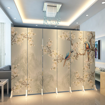 New Chinese screen partition Entrance door Entrance door brake Living room Folding mobile occlusion background wall baffle Bedroom