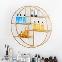 Net red nail salon multi-layer wall display rack Nail Polish glue wall shelf hanging cosmetic mask shelf